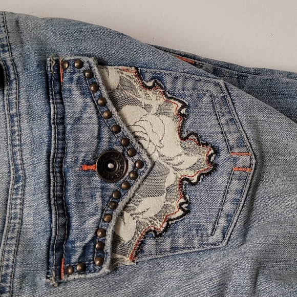 Farlow lace light wash jeans juniors size 1 - Picture 6 of 6